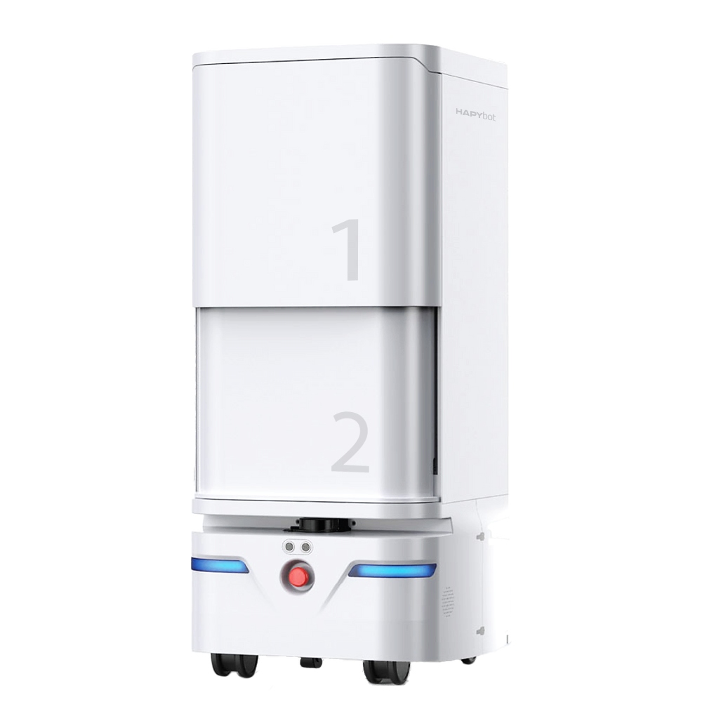 HapyBot Model G - A two doors indoor transport robot for Hospital - Transport Drug and Document-Nippon SySits